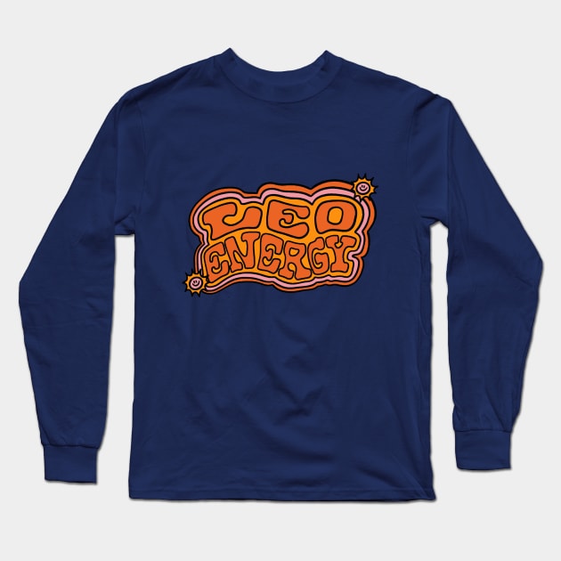 Leo energy Long Sleeve T-Shirt by Doodle byMeg